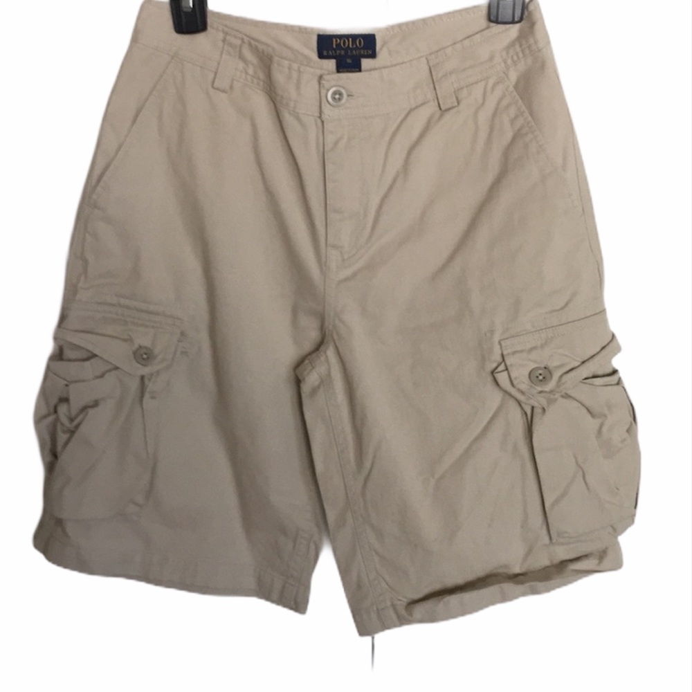 POLO RALPH LAUREN khaki chino cargo shorts